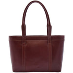 Womens Real Leather Shoulder Bag Large Hobo Handbag Lucy Chestnut 1