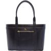 Womens Real Leather Shoulder Bag Large Hobo Handbag Lucy Black 3