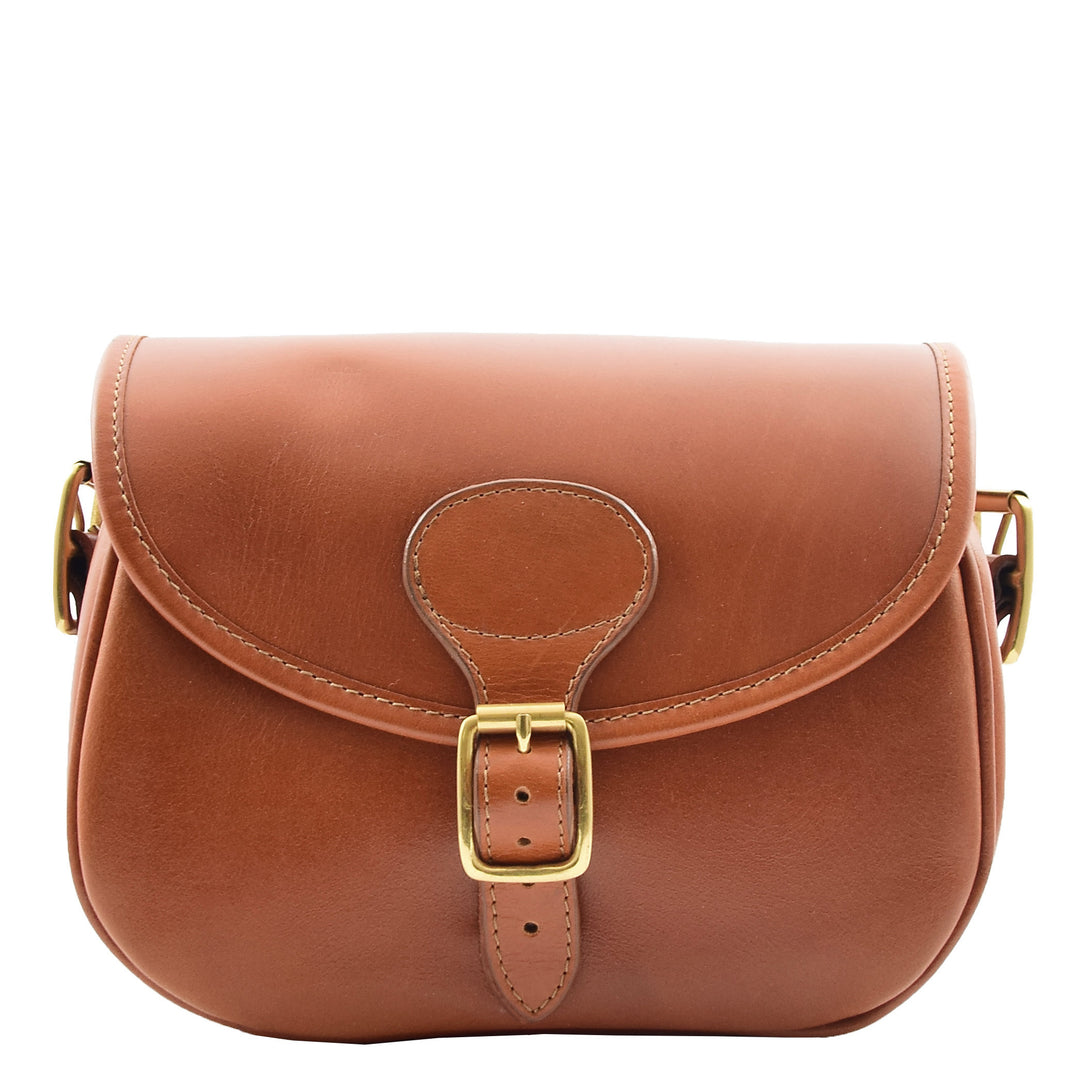 Jush Bag Rounds Leather Cartridge Bag 90 Rounds Capacity Tan | House of Leather