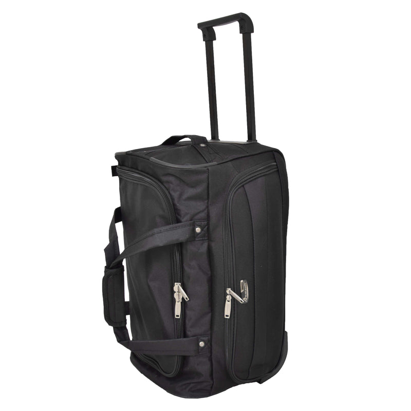 Lightweight Mid Size Holdall with Wheels HL452 Black 1
