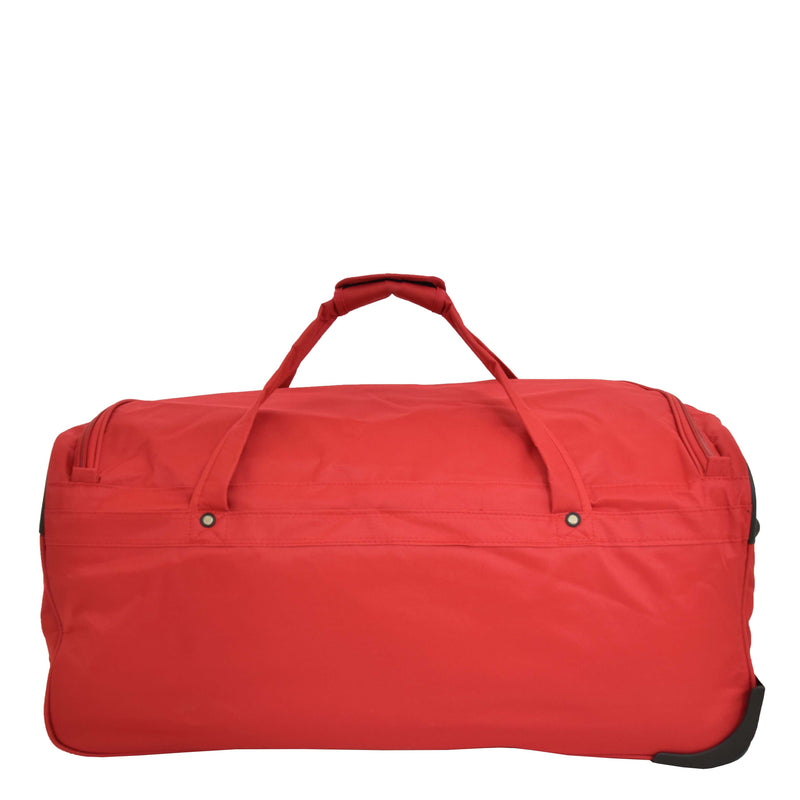 Lightweight Large Size Holdall with Wheels HL472 Red 3