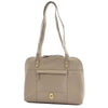 Womens Real Leather Zip Around Shoulder Bag Emilia Taupe 6