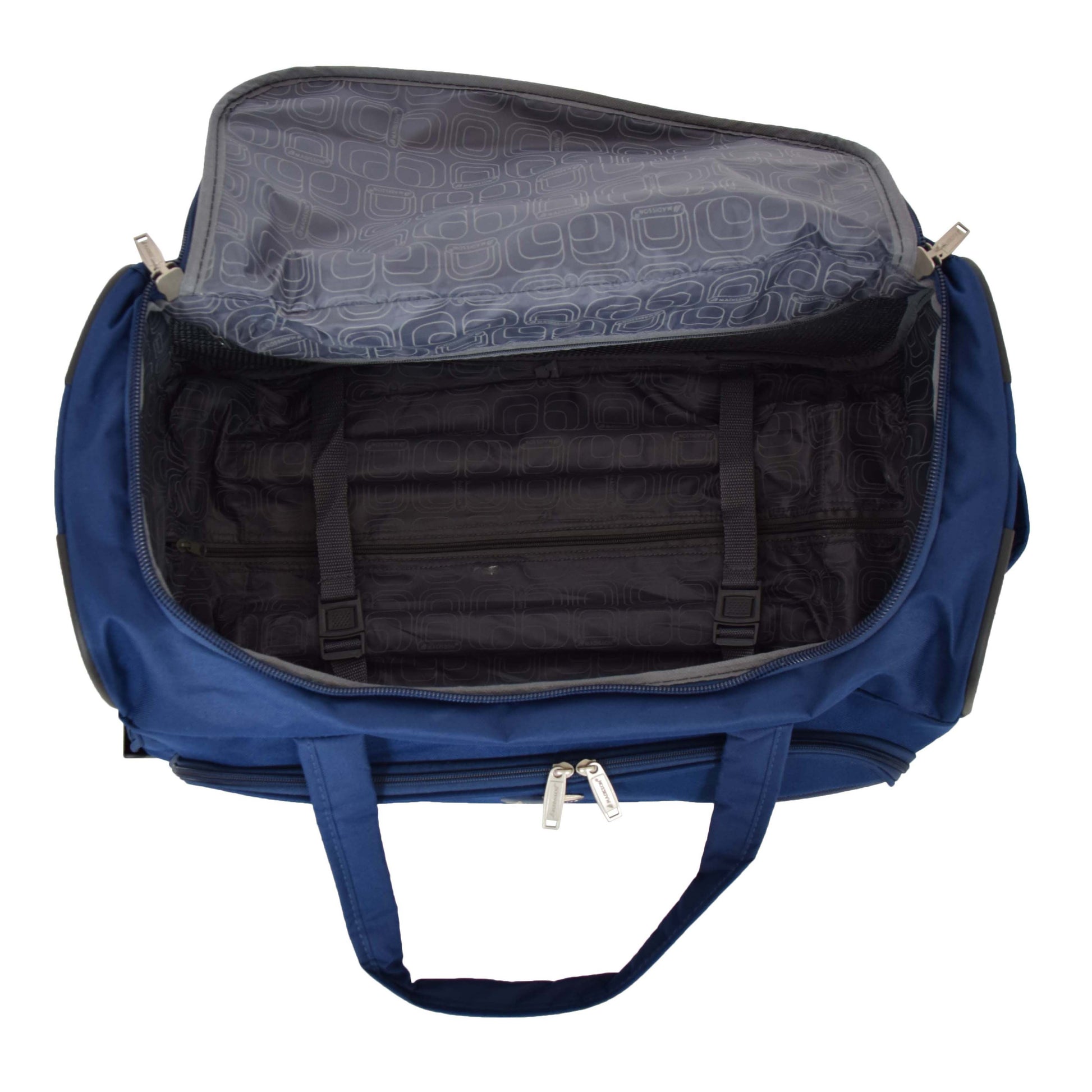 Lightweight Large Size Holdall with Wheels HL472 Blue 5