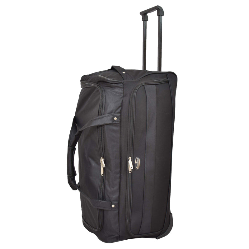 Lightweight Large Size Holdall with Wheels HL472 Black