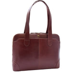 Womens Real Leather Smart Handbag Doctor Hobo Bag Chestnut Steph