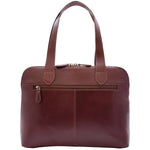 Womens Real Leather Smart Handbag Doctor Hobo Bag Chestnut Steph 1
