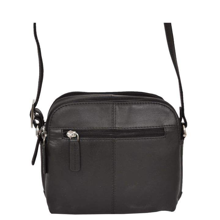womens shoulder bag with a back zip pocket