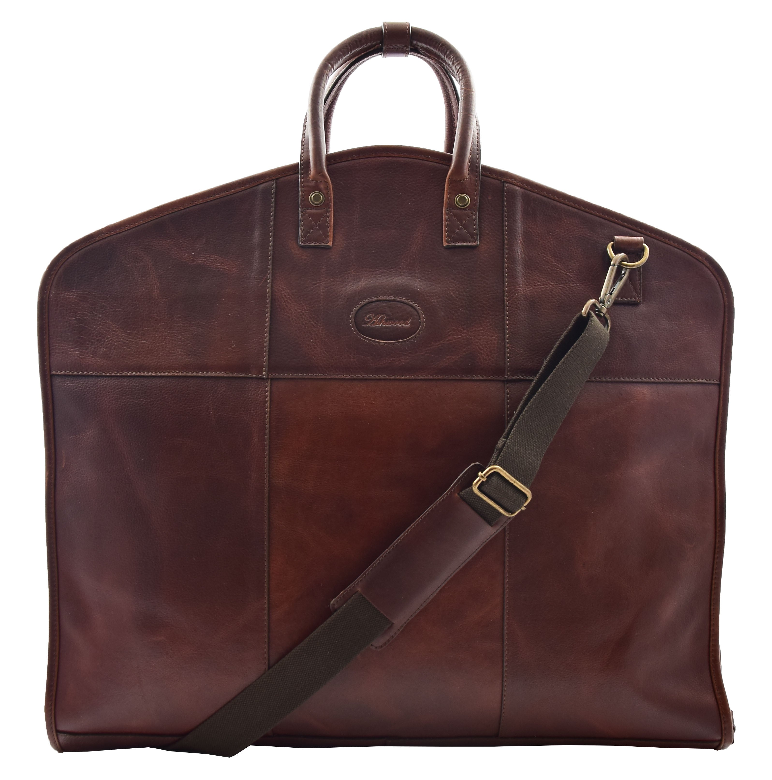 Suit travel bag leather online