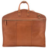 Copy of Real Leather Suit Carrier Large Capacity Travel Garment Bag Oxford Tan 7