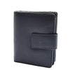 Womens Leather Purse Booklet Style Wallet HOL107 Black 1