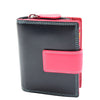 Womens Booklet Style Purse Leather Wallet HOL840 Black 1