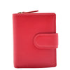 Womens Booklet Style Purse Leather Wallet HOL840 Red 5