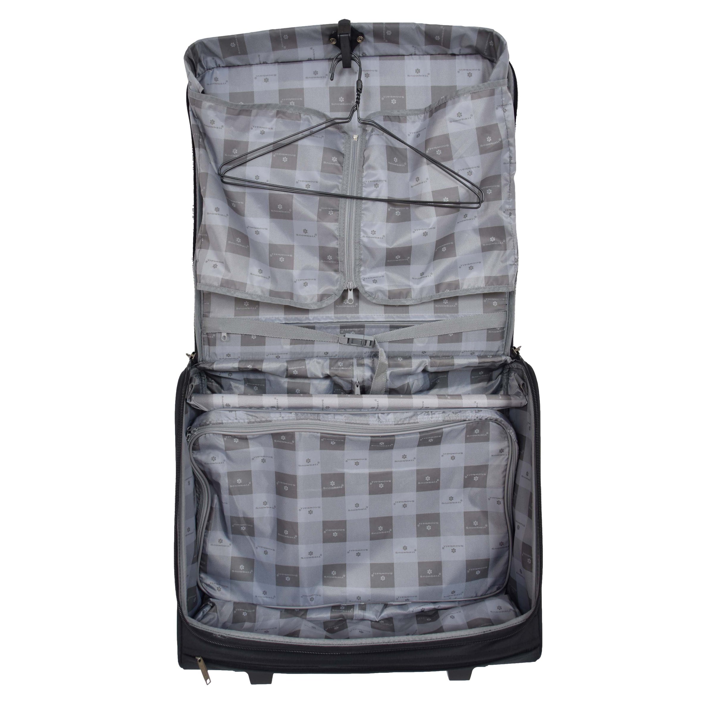 Large Capacity Travel Suit Carrier Black | House of Leather