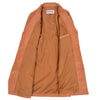 Womens 3/4 Length Soft Leather Classic Coat Macey Tan 6