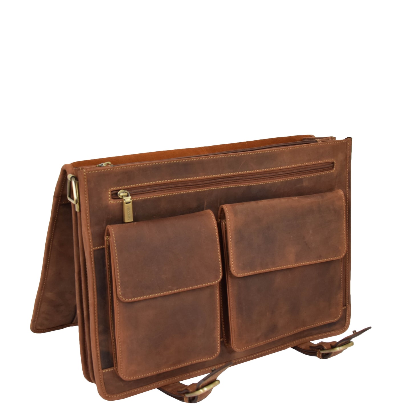 leather bag with inside organiser sections