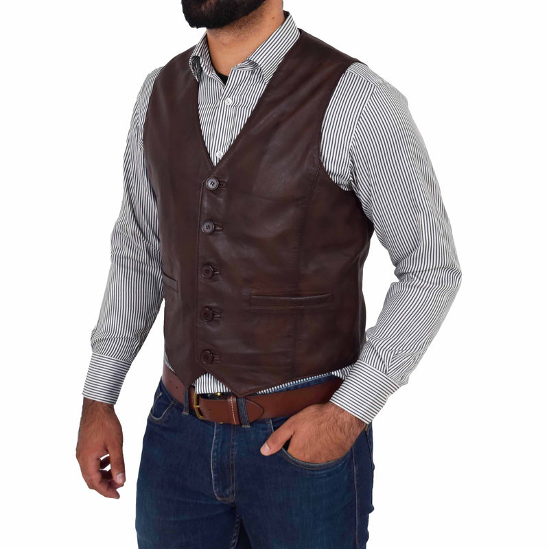 mens waistcoat with two front pockets