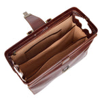 Real Leather Doctors Briefcase Gladstone Bag Ashford Brown 6