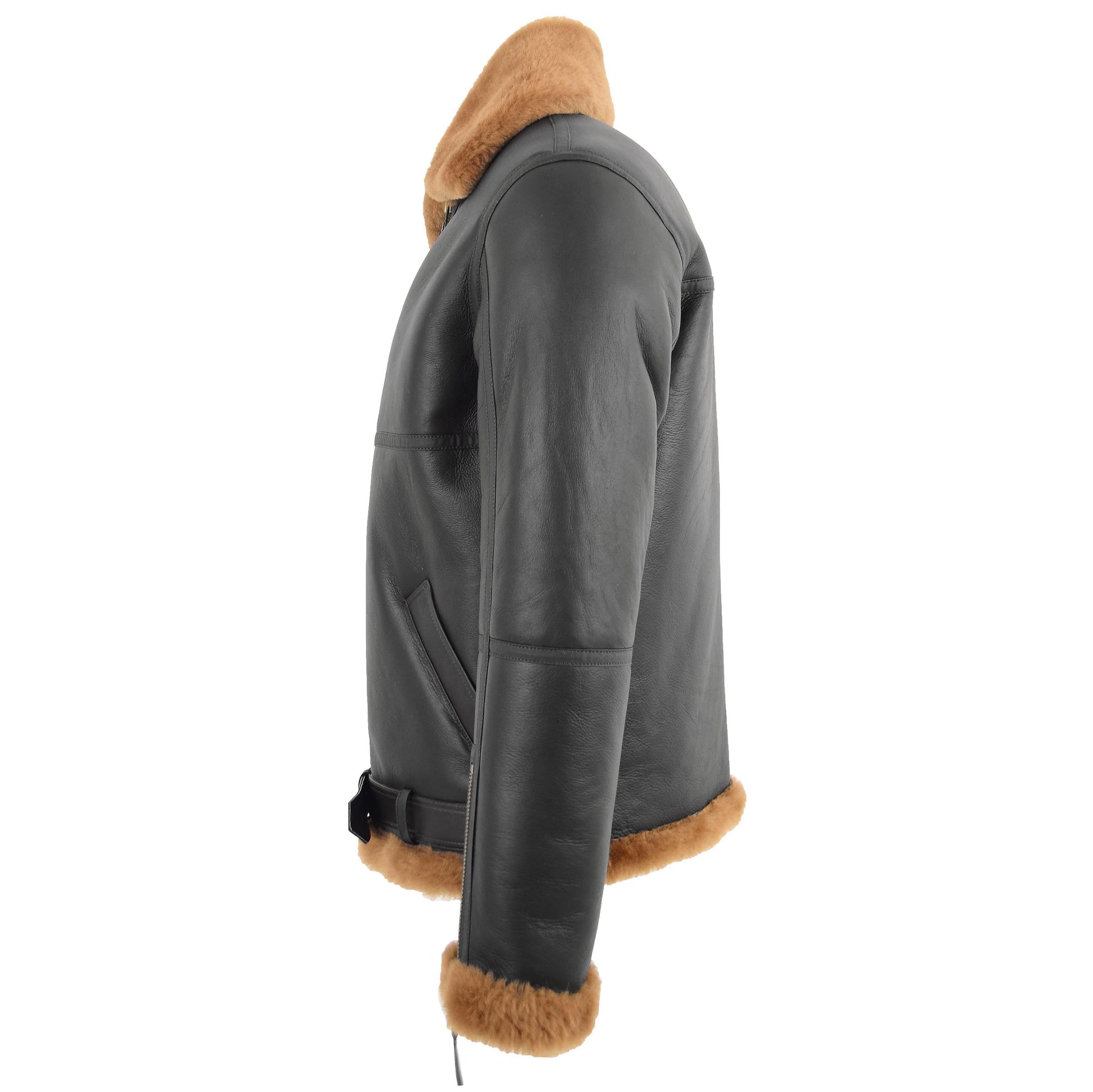 Original RAF Flying Sheepskin Jacket Tyler Brown Ginger 4