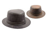 Real Leather Trilby Hat Soft Lightweight HL004 Brown 6