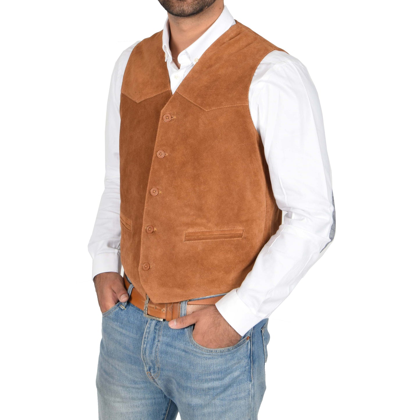 button fastening soft gilet