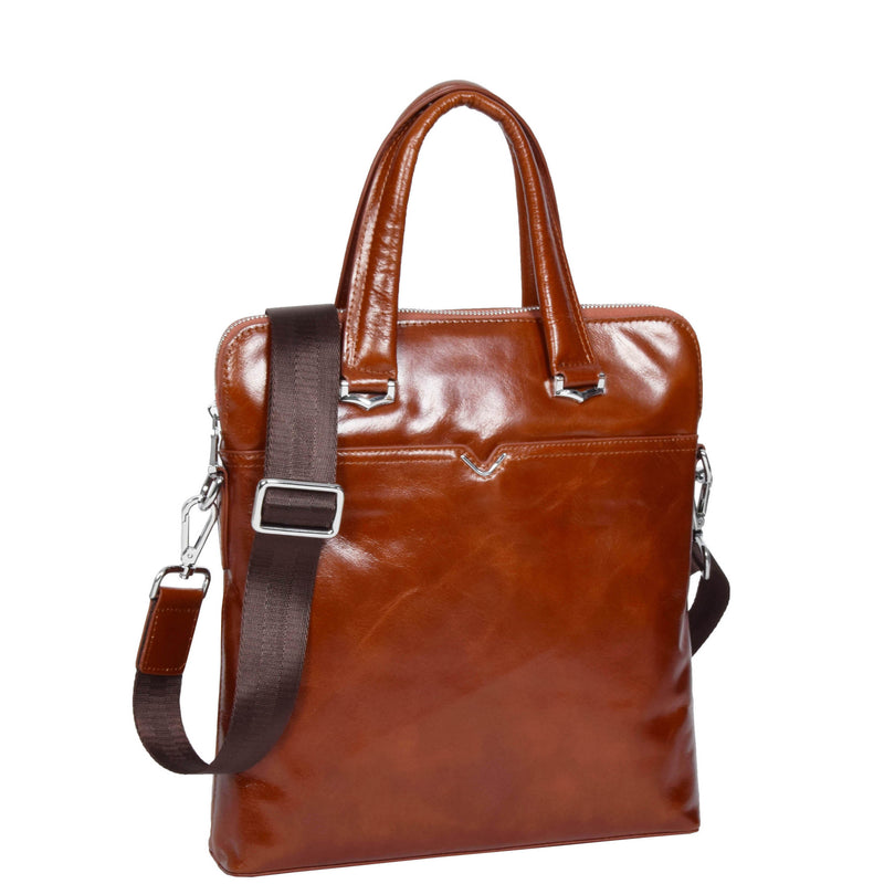 flight bag in Italian leather