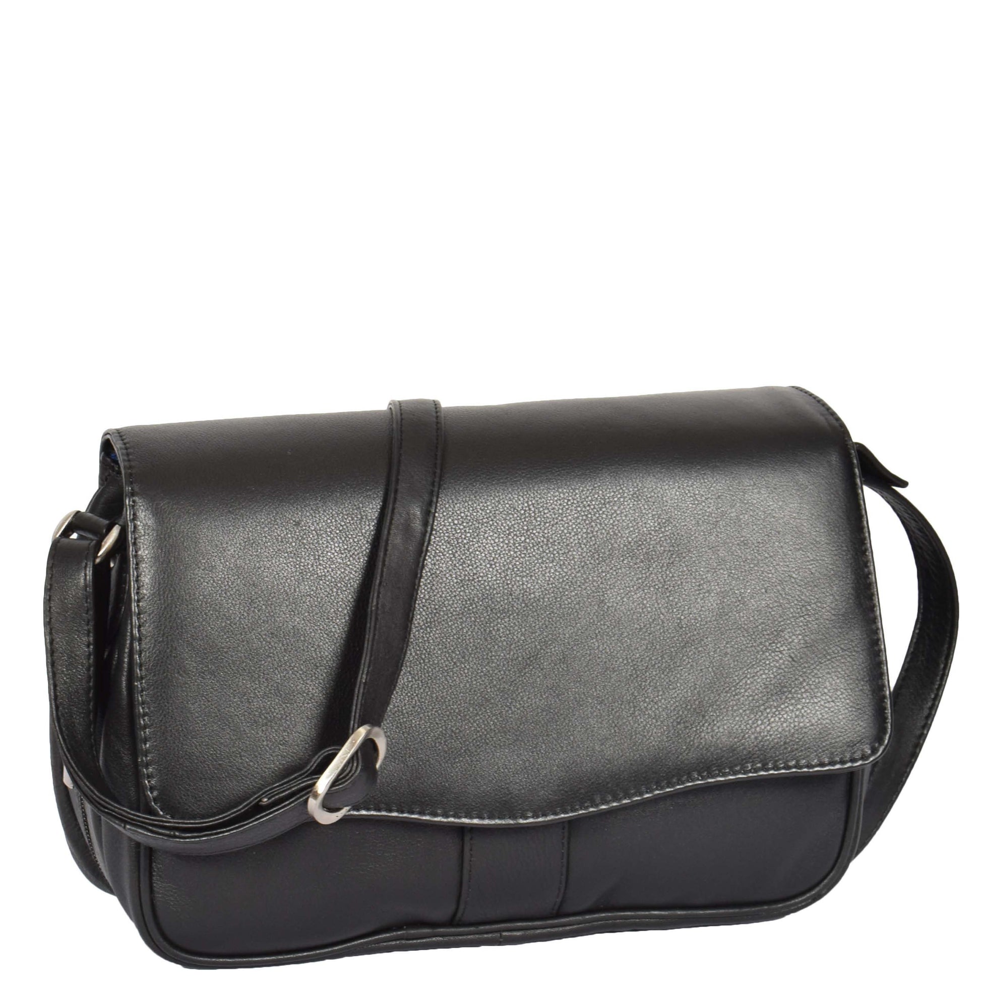 ladies leather messenger bag