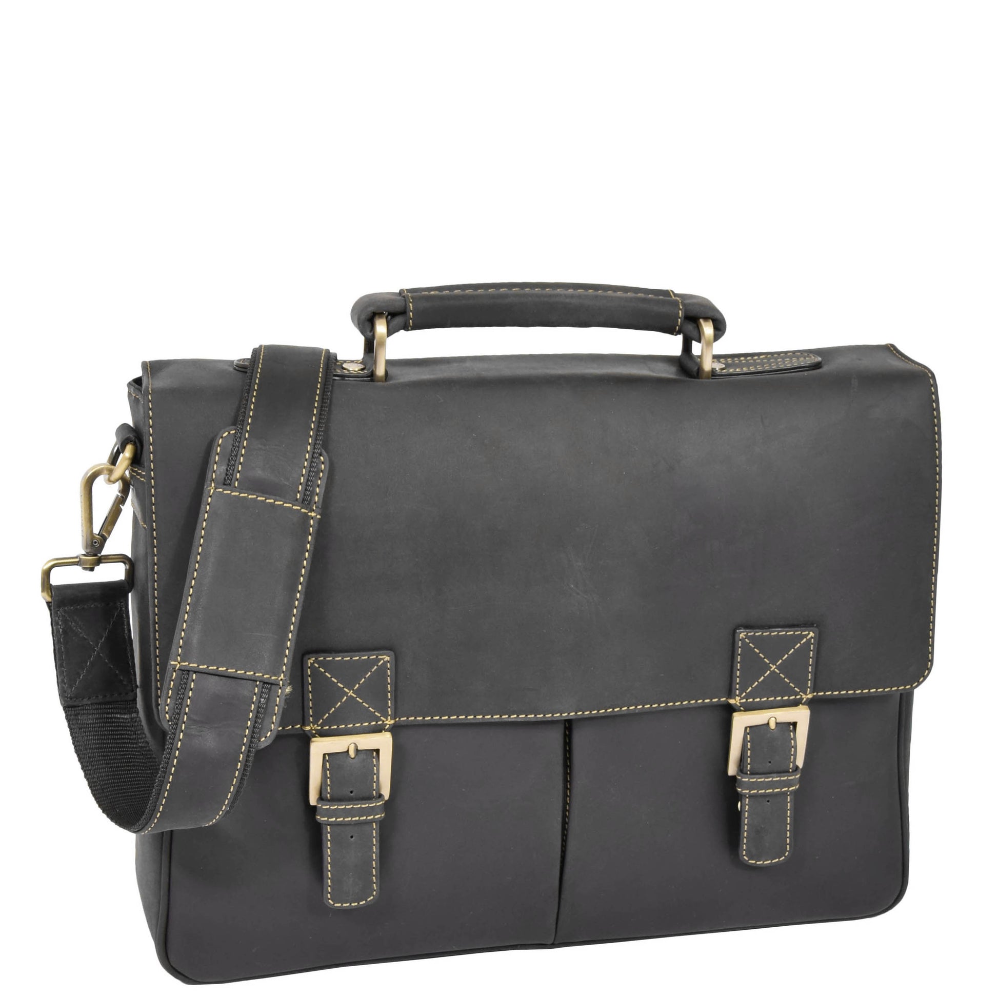 mens leather briefcase