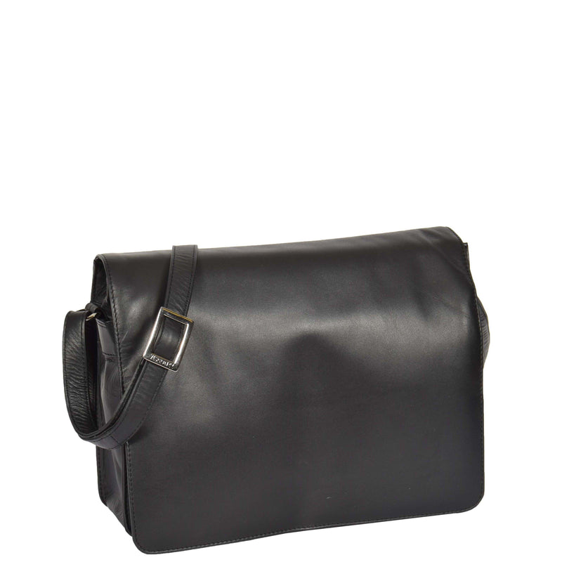 Womens Leather Organiser Bag Black | House of Leather