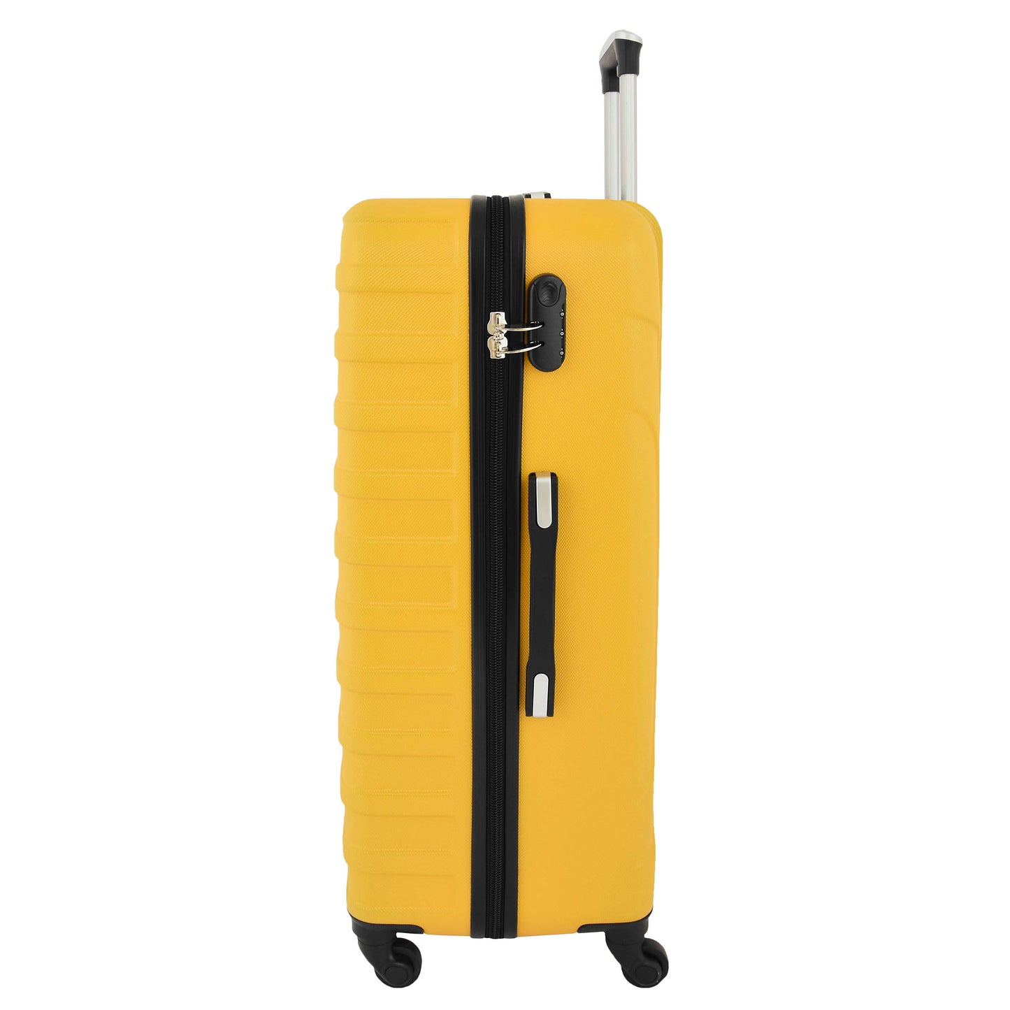 Hard Shell Four Wheel Luggage Digit Lock Sega Yellow