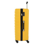 Hard Shell Four Wheel Luggage Digit Lock Sega Yellow