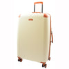 8 Wheeled Luggage Spinner Expandable PC ABS Milan Cream 2