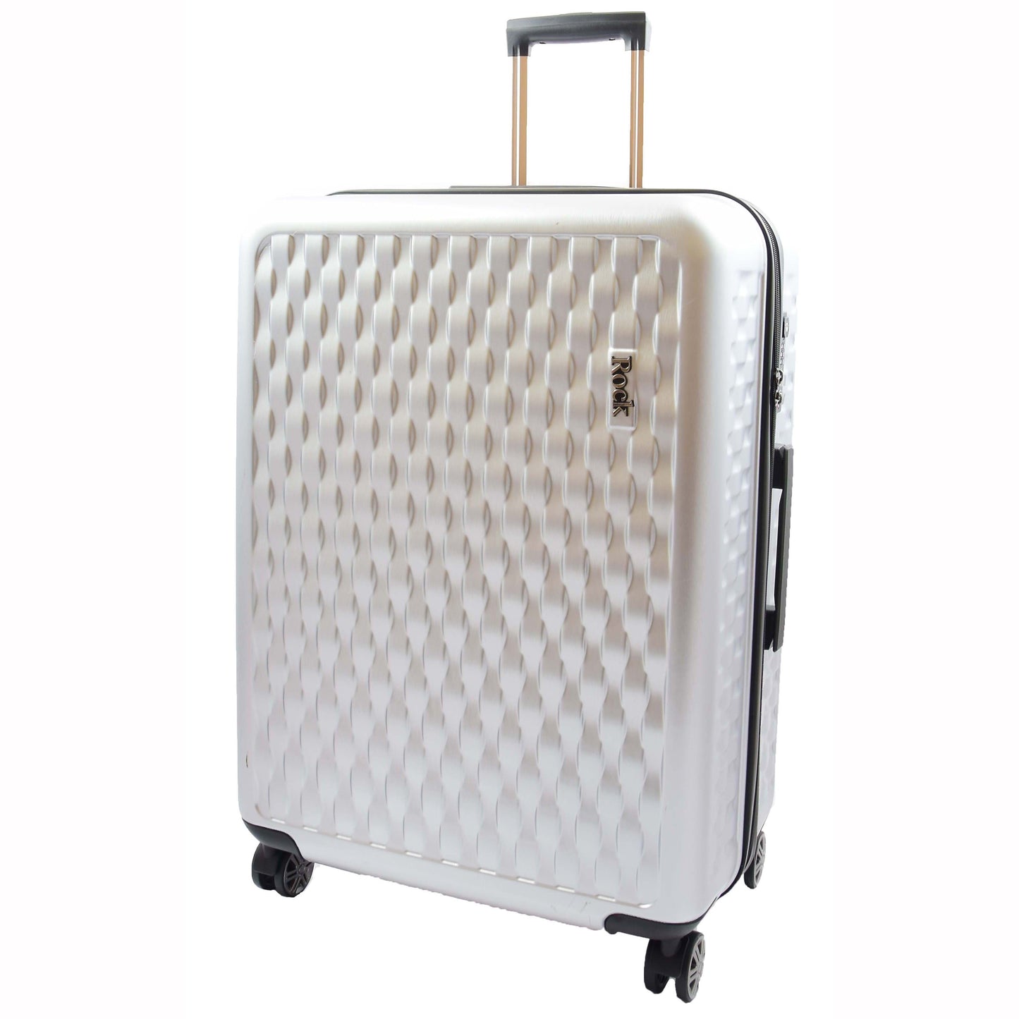 Travel Luggage 8 Wheel 360 Spinner Macau Silver 2