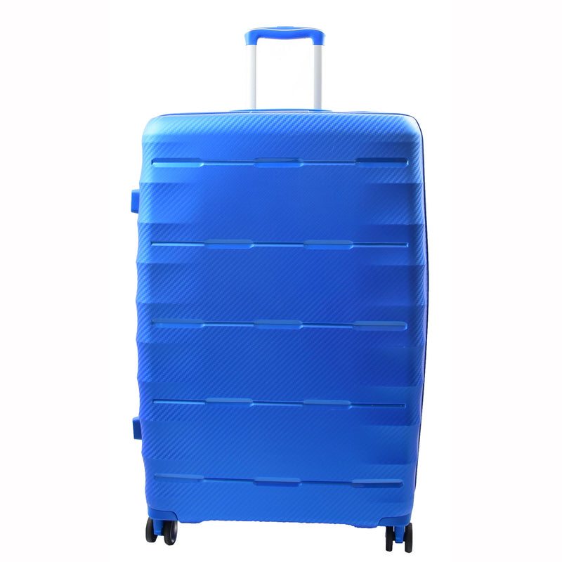 8 Wheeled Expandable ABS Luggage Miyazaki Blue 3