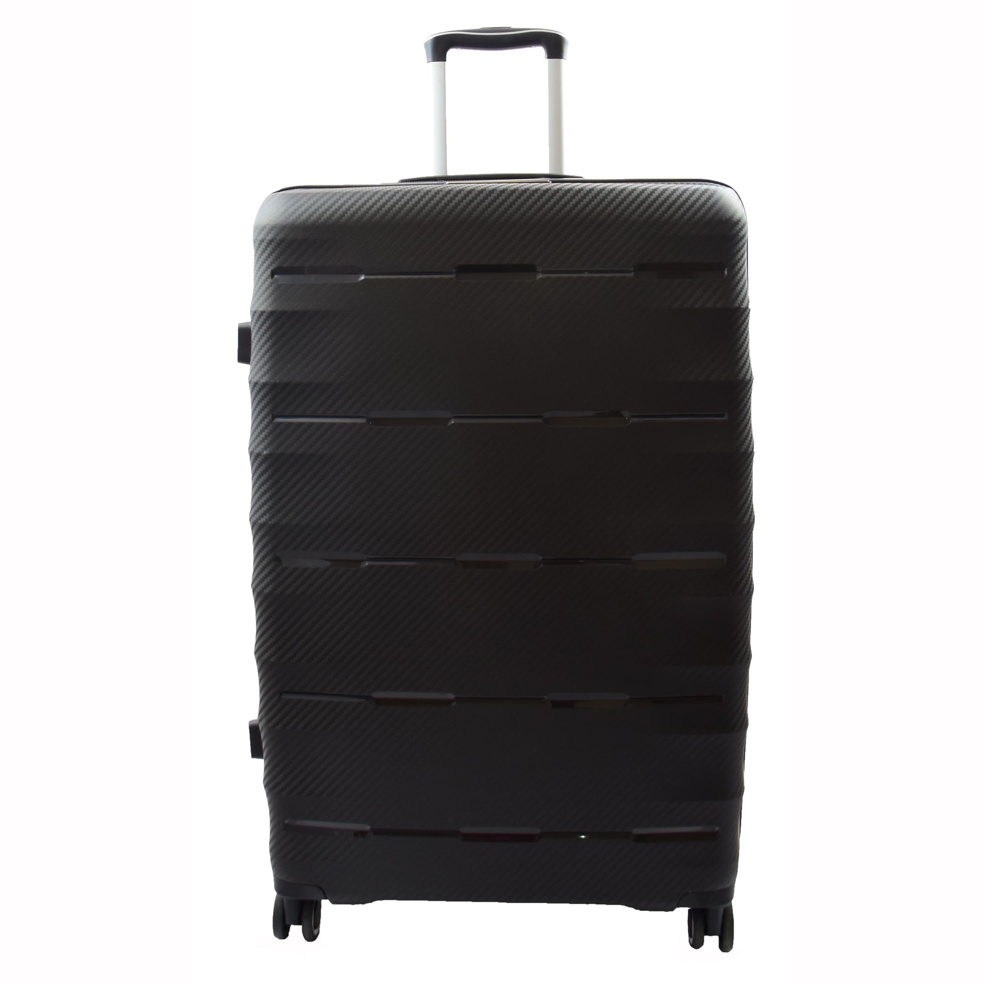 8 Wheeled Expandable ABS Luggage Miyazaki Black 3