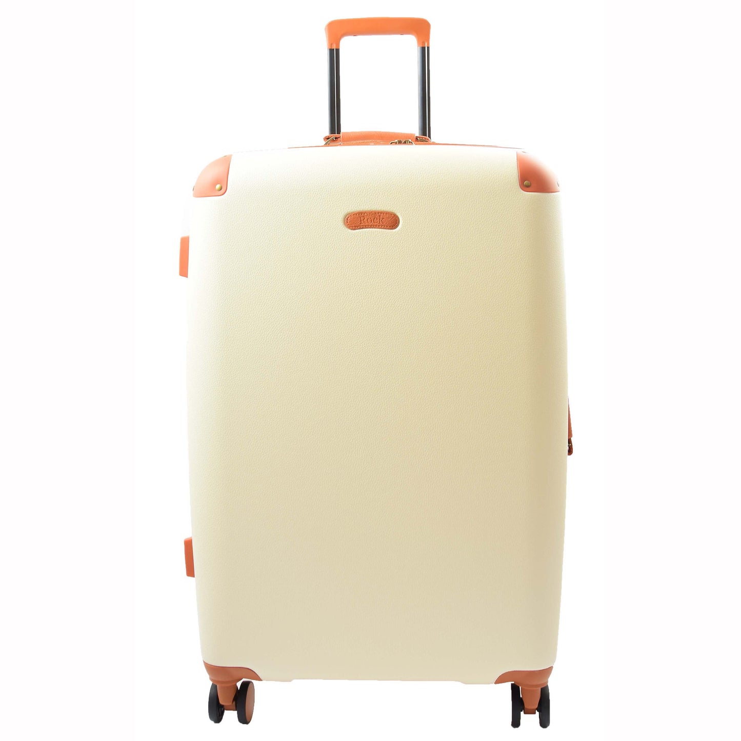 8 Wheeled Luggage Spinner Expandable PC ABS Milan Cream 3