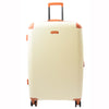 8 Wheeled Luggage Spinner Expandable PC ABS Milan Cream 3