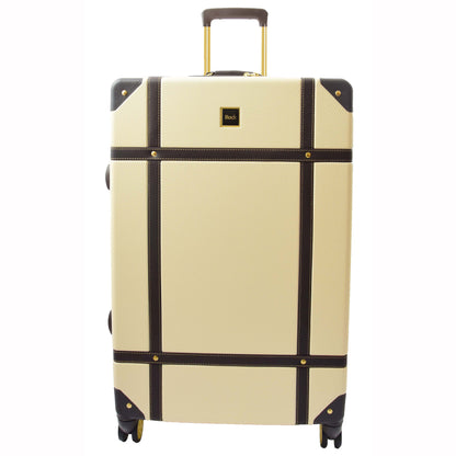 8 Wheel Spinner Travel Luggage’s London Cream 4