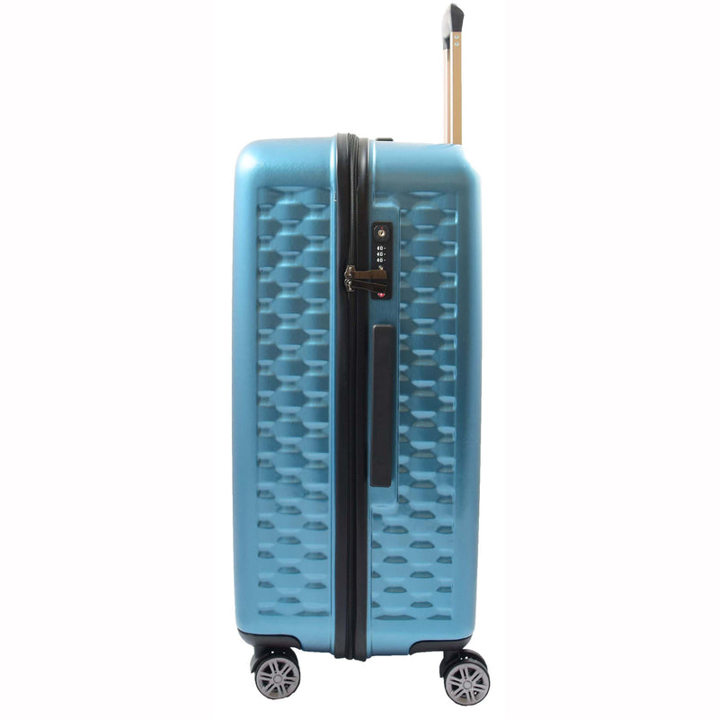 Travel Luggage 8 Wheel 360 Spinner Macau Blue 4