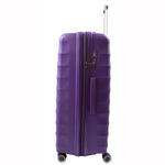 8 Wheeled Expandable ABS Luggage Miyazaki Purple 5