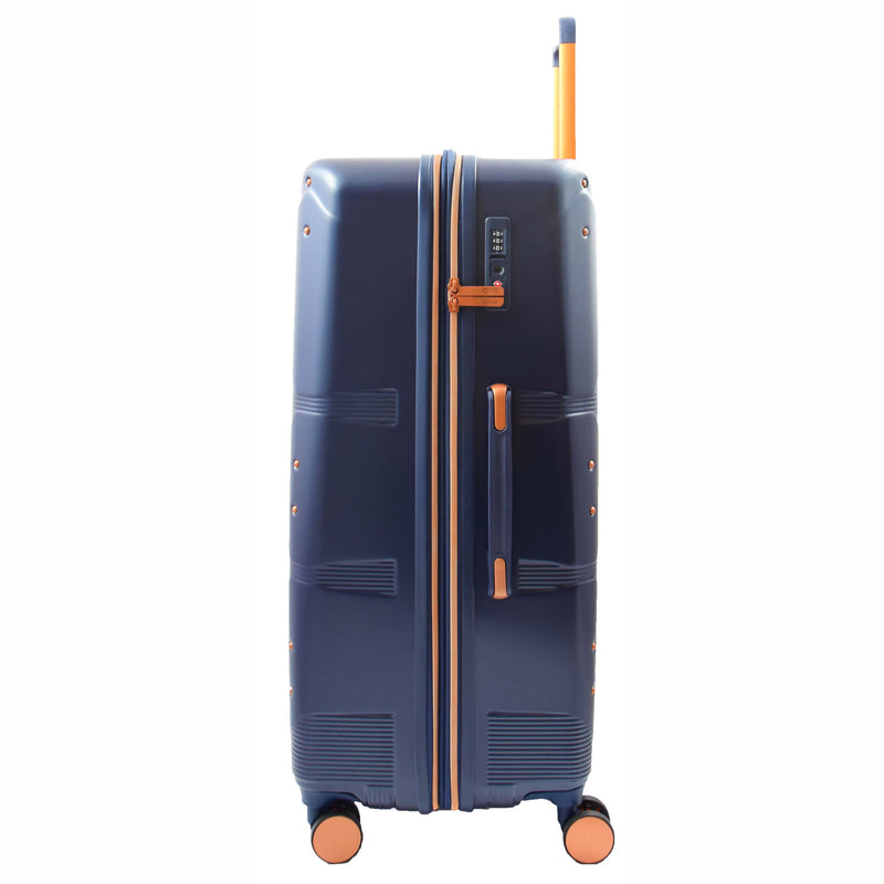 Expandable 8 Wheeled Travel Luggage Florence Navy 4
