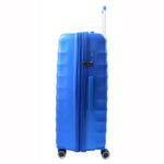 8 Wheeled Expandable ABS Luggage Miyazaki Blue 4