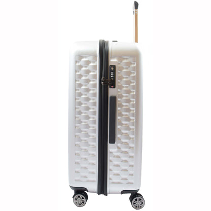 Travel Luggage 8 Wheel 360 Spinner Macau Silver 4