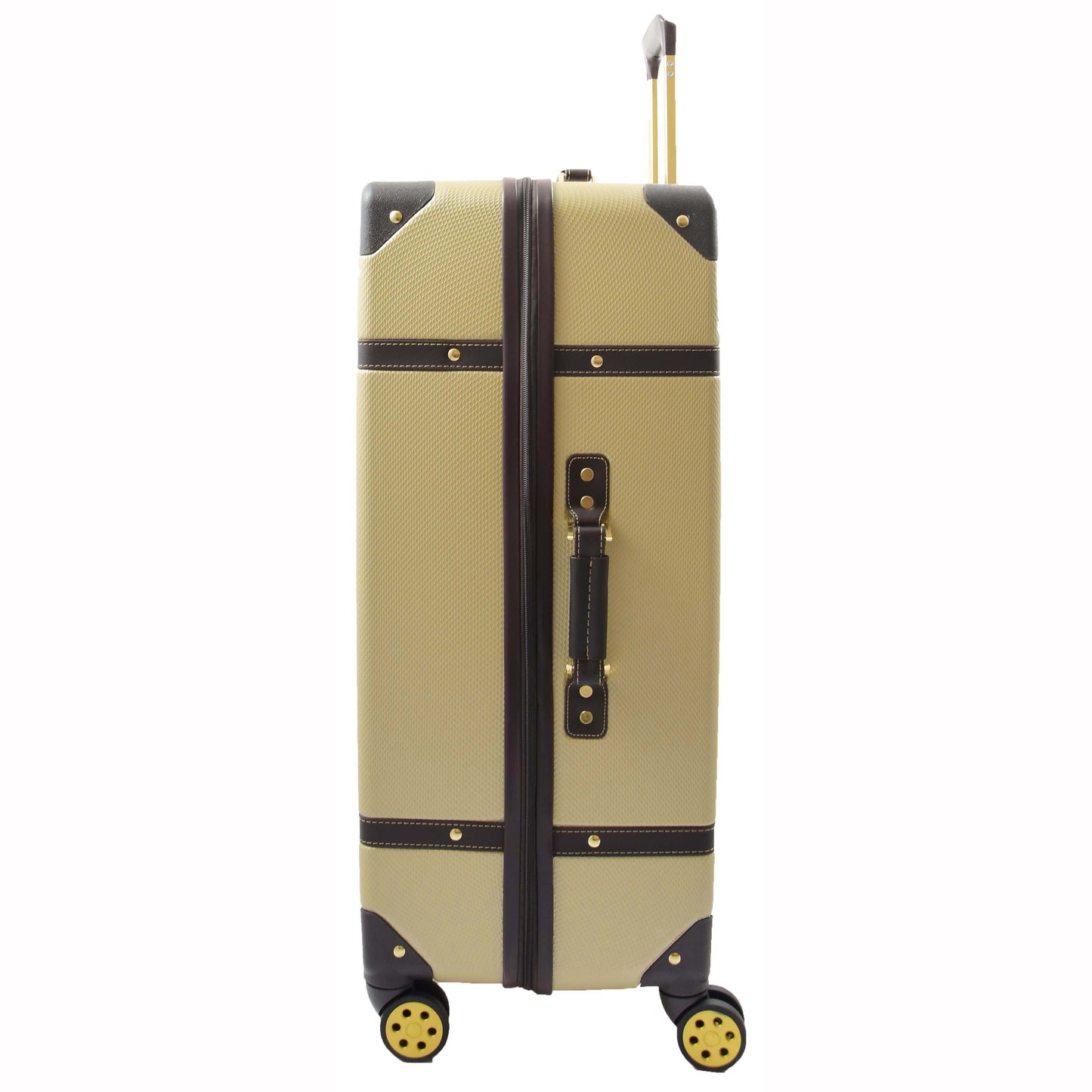 8 Wheel Spinner Travel Luggage’s London Gold 4