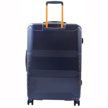 Expandable 8 Wheeled Travel Luggage Florence Navy 5