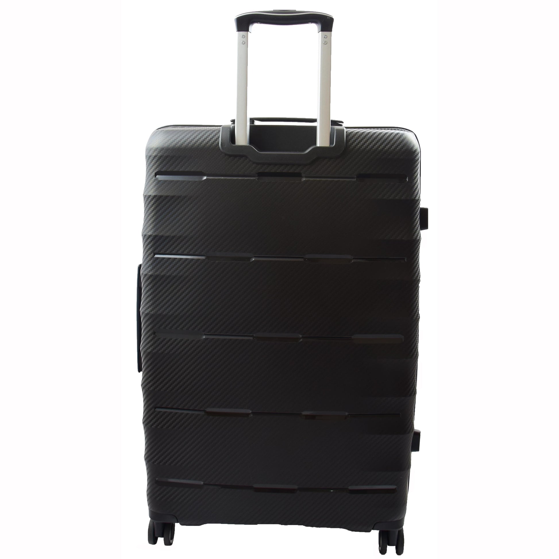 8 Wheeled Expandable ABS Luggage Miyazaki Black 5