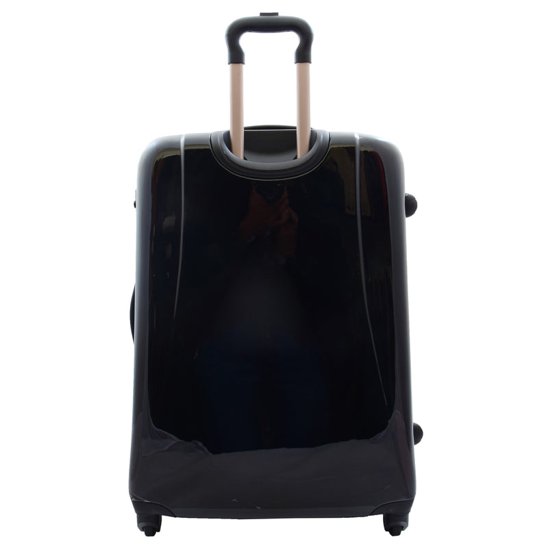 Four Wheels Big Heart Shape Printed Suitcase H820 White 4