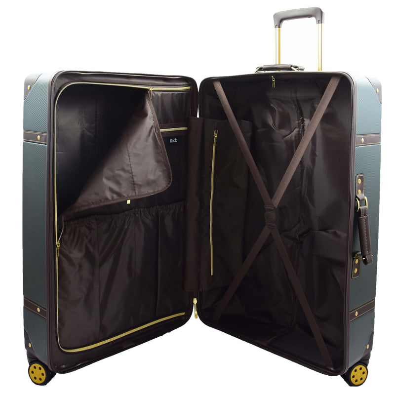 8 Wheel Spinner Travel Luggage’s London Emerald 6
