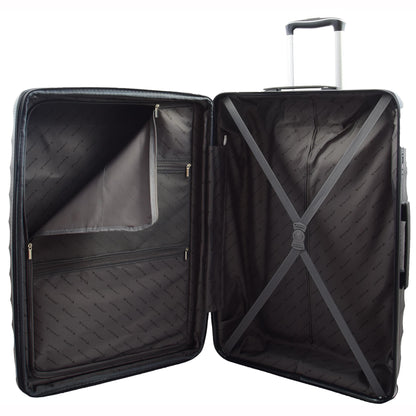 8 Wheeled Expandable ABS Luggage Miyazaki Black 6