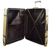 8 Wheel Spinner Travel Luggage’s London Gold 6