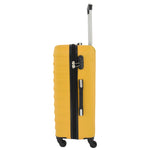 Hard Shell Four Wheel Luggage Digit Lock Sega Yellow